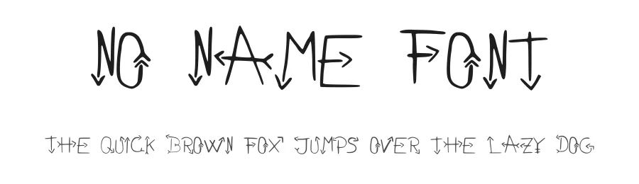 No Name Font by Mirco NoName โ Decorative Font