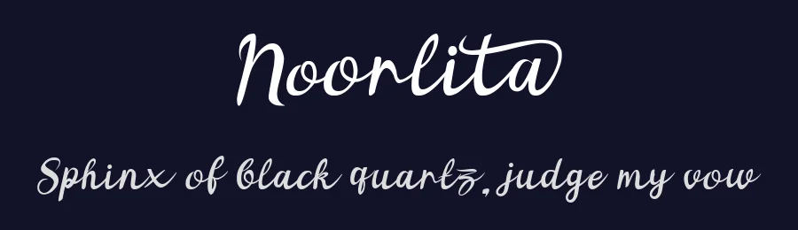 Noorlita by MJB Letters — Script Handwritten Font — thumbnail 2