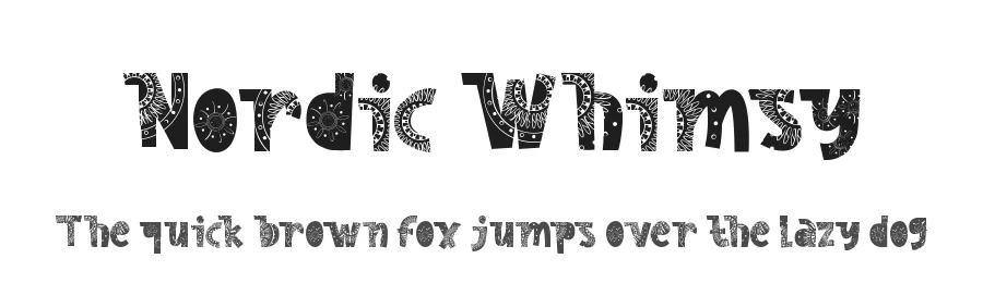 Nordic Whimsy by PutraCetol Studio β Decorative Font