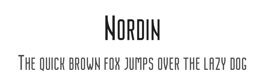 Nordin by Craft Supply Co. β Sans Serif Font
