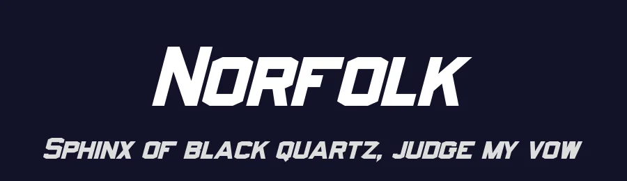 Norfolk by Pixel Sagas — Sans Serif Font — thumbnail 2