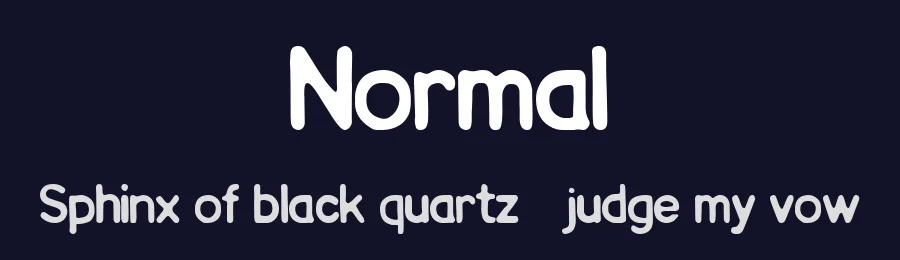 Normal by Ditya Ananto — Sans Serif Font — thumbnail 2