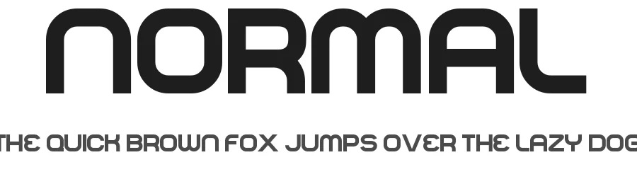 Normal by Billy Argel Fonts ® — Display Font