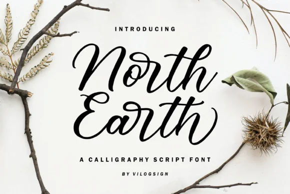 North Earth Font by Vilogsign — Script Handwritten Font