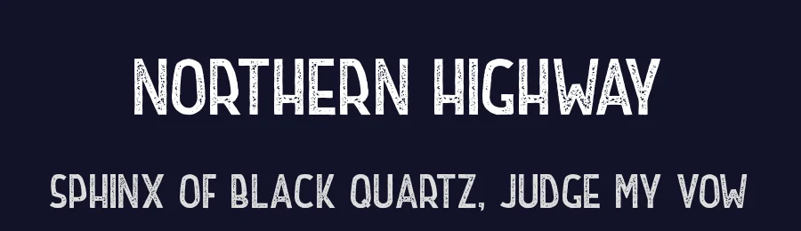 Northern Highway by Roman Paslavskiy — Decorative Font — thumbnail 2
