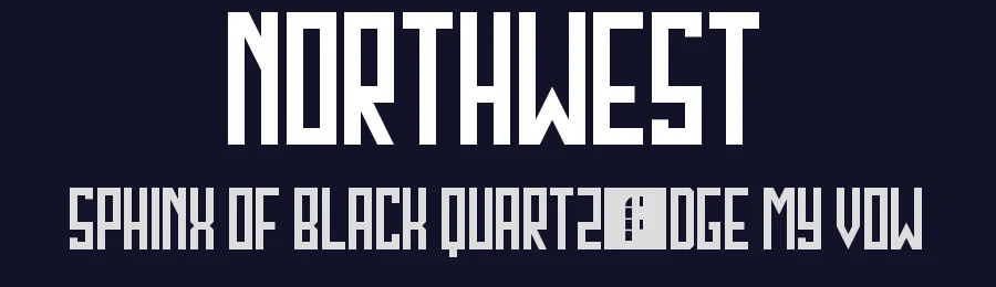 Northwest by Geronimo Font Studios — Decorative Font — thumbnail 2