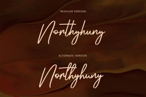 Northyhuny Font by Maulana Creative — Script Handwritten Font — thumbnail 2