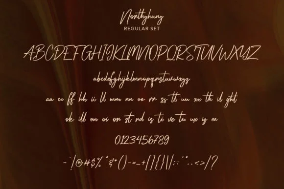 Northyhuny Font by Maulana Creative — Script Handwritten Font — thumbnail 7