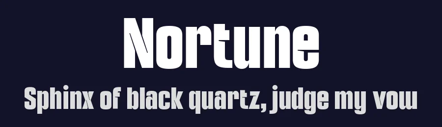 Nortune by Ardyana Types — Sans Serif Font — thumbnail 2