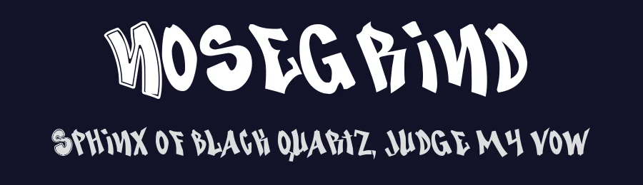 Nosegrind by The Scriptorium — Script Handwritten Font — thumbnail 2