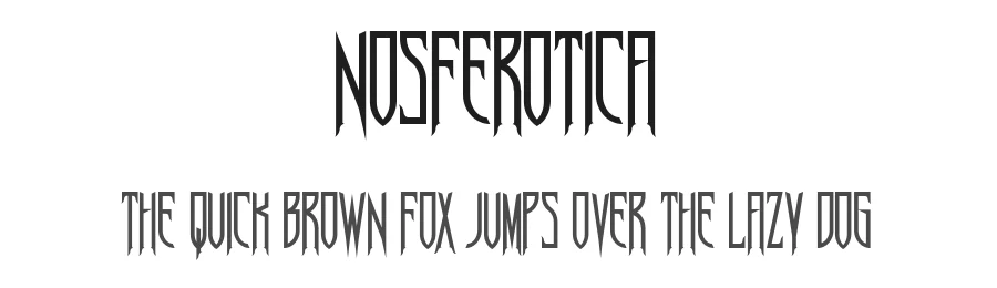 Nosferotica by Sinister Fonts — Decorative Font