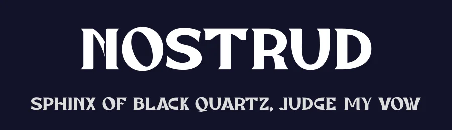 Nostrud by Haksen Studio — Decorative Font — thumbnail 2