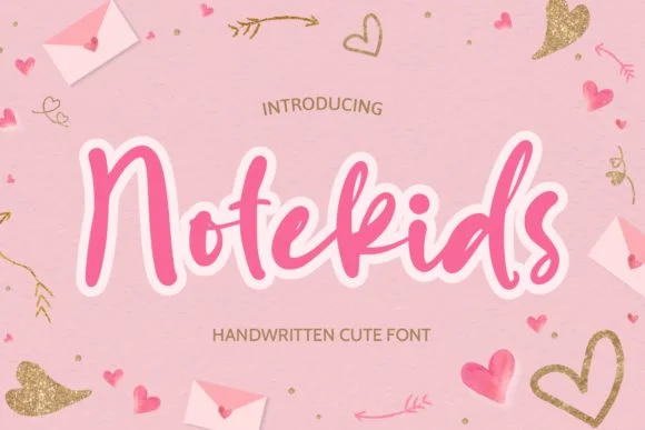 Notekids Font by Typefar — Script Handwritten Font