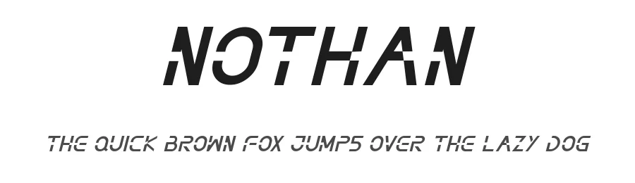 Nothan by Edric Studio — Sans Serif Font