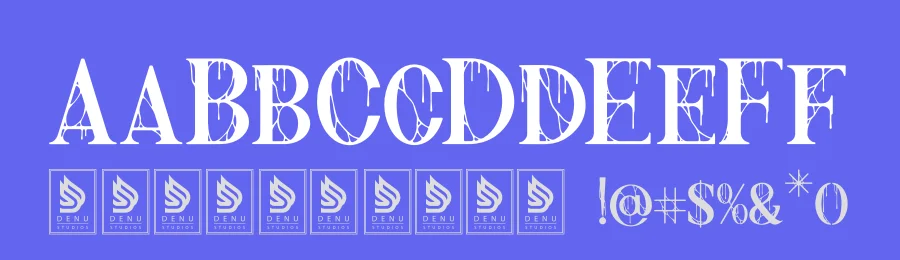 Nothing Inside by Denustudios — Decorative Font — thumbnail 3
