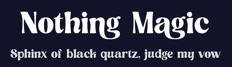 Nothing Magic by Timelesstype Studio — Decorative Font — thumbnail 2