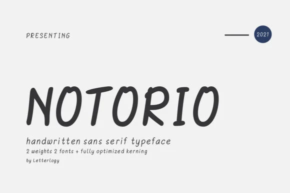 Notorio Font by letterlogy — Script Handwritten Font