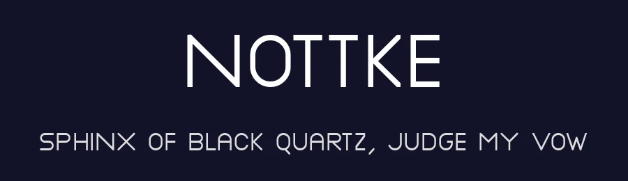 Nottke by Grudnuk — Sans Serif Font — thumbnail 2