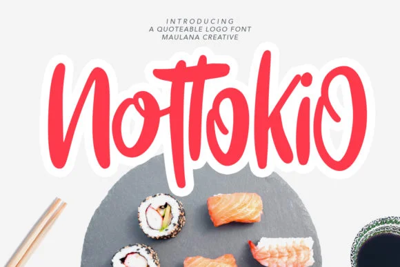 Nottokio Font by Maulana Creative — Script Handwritten Font