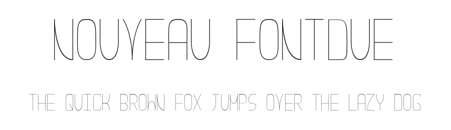 Nouveau Fontdue