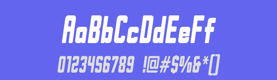 Nova Bomb by Tension Type — Display Font — thumbnail 3