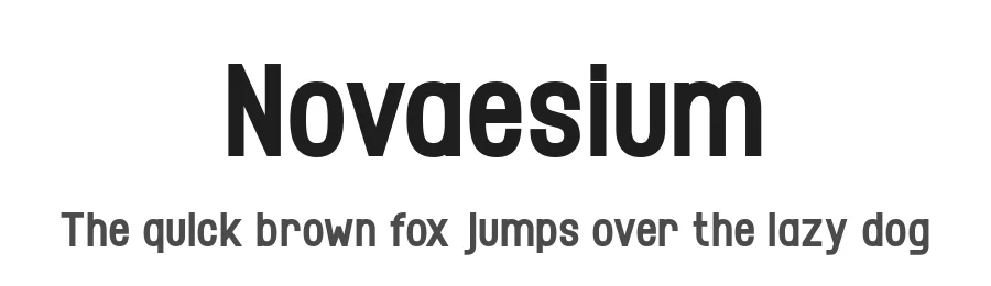 Novaesium by Yusa Studio — Sans Serif Font