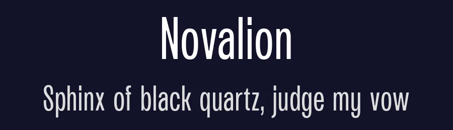 Novalion by Letterhend Studio — Sans Serif Font — thumbnail 2