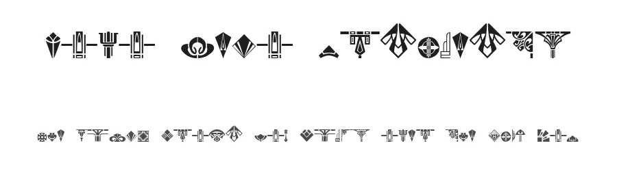 Novo Deco Ornaments by Intellecta Design — Dingbats Font