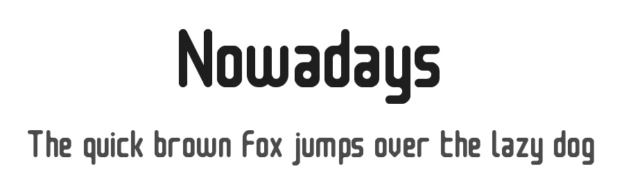 Nowadays