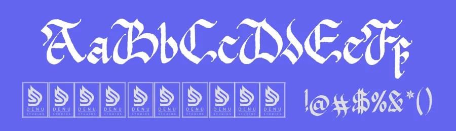 Nowdart by Denustudios — Blackletter Font — thumbnail 3