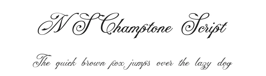 NS Champtone Script