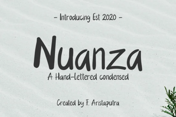 Nuanza Font by Faristaputra — Script Handwritten Font