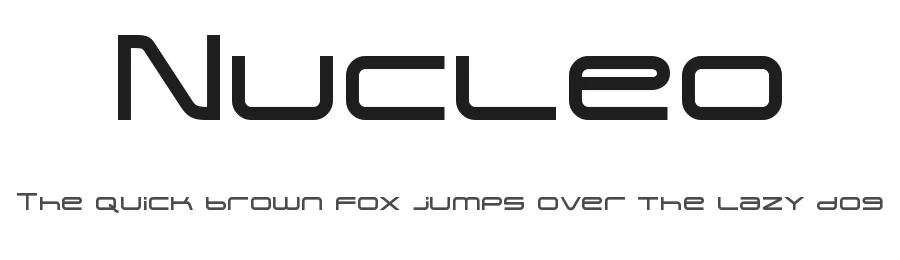 Nucleo by HansCo — Display Font