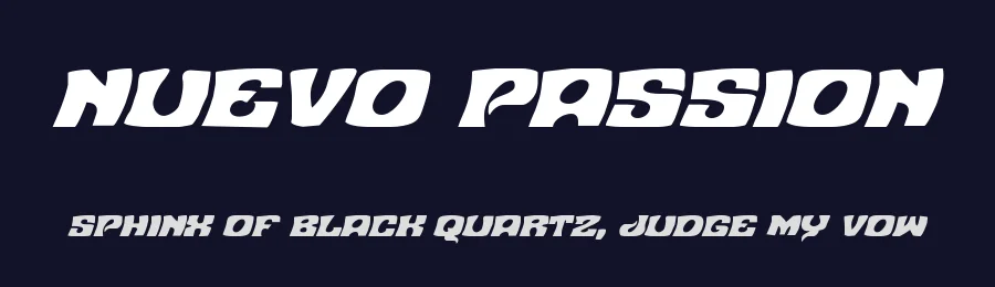 Nuevo Passion by Iconian Fonts — Decorative Font — thumbnail 2