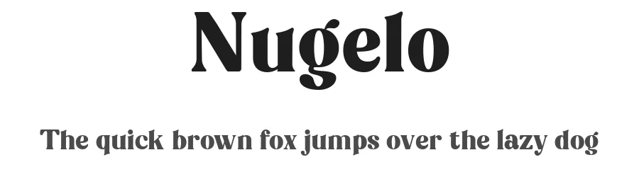 Nugelo by Viswell Studio โ Decorative Font