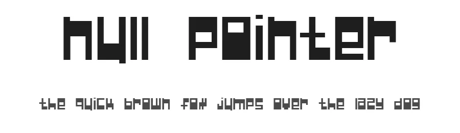 Null Pointer by Divide by Zero — Display Font