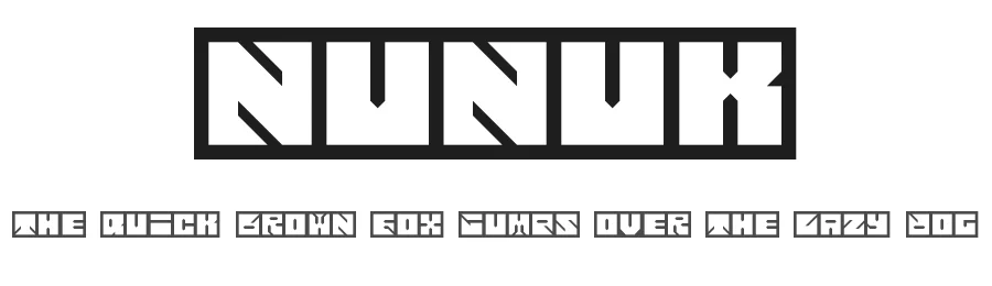 Nunuk by nunuk12 — Display Font
