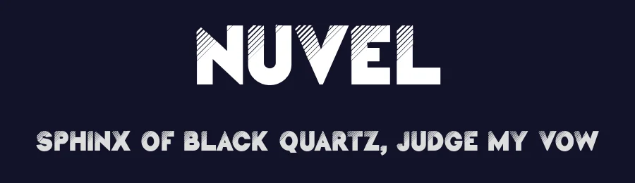 Nuvel by 177Studio — Sans Serif Font — thumbnail 2