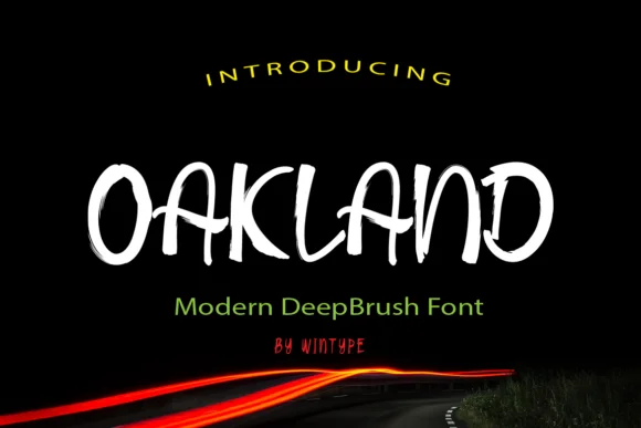 Oakland Font by WinType by WinType — Script Handwritten Font