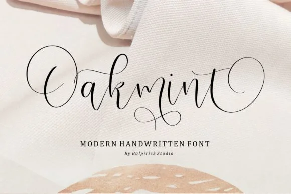 Oakmint Font by Balpirick — Script Handwritten Font