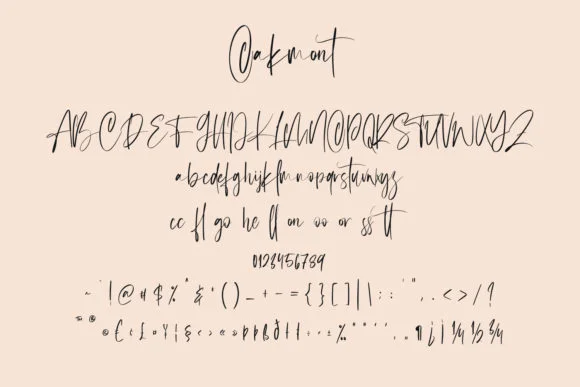 Oakmont Font by Maulana Creative — Script Handwritten Font — thumbnail 8