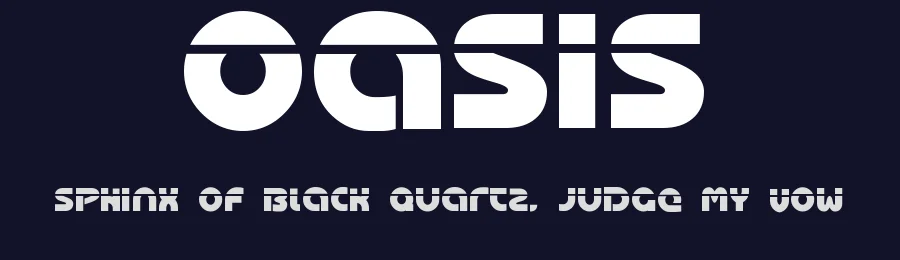 Oasis by Nathan Barry — Display Font — thumbnail 2