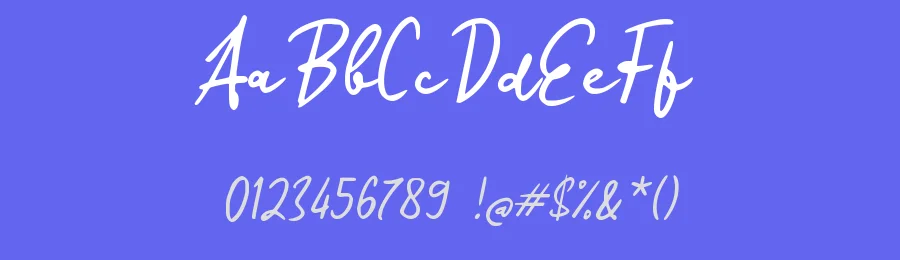 Oatmoon Signature by wepfont.com — Script Handwritten Font — thumbnail 3