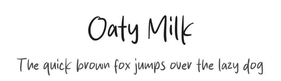 Oaty Milk