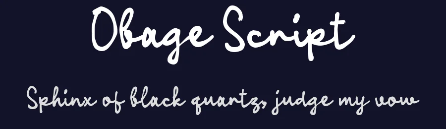 Obage Script by wepfont.com — Script Handwritten Font — thumbnail 2