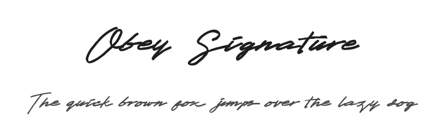 Obey Signature