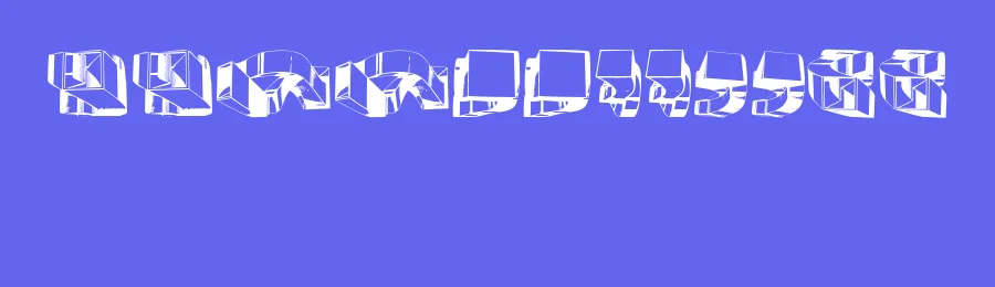 Object 3D by Vladimir Nikolic — Dingbats Font — thumbnail 3