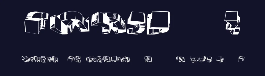 Object 3D by Vladimir Nikolic — Dingbats Font — thumbnail 2