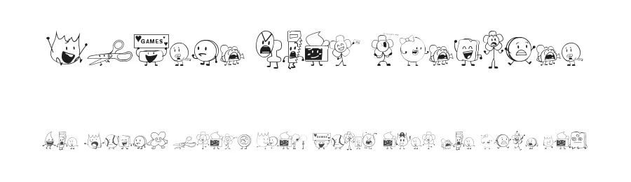 Object Show Ultimate by mygmailklasky — Dingbats Font