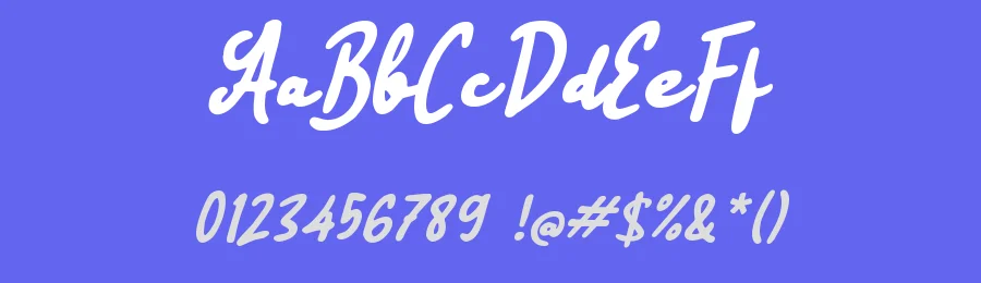 Oblur Signature by wepfont.com — Script Handwritten Font — thumbnail 3